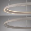 SCHÖNER WOHNEN-Kollektion QUILLO LED lámpara colgante de aro regulable, 60 cm
