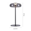 SCHÖNER WOHNEN-Kollektion POSH lámpara de sobremesa LED moderna 3000 K 1400 lm 7,4 W