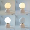 SCHÖNER WOHNEN-Kollektion RUDI LED lámpara de mesa globo con interruptor táctil