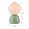 SCHÖNER WOHNEN-Kollektion RUDI lámpara de mesa globo LED moderna con interruptor táctil