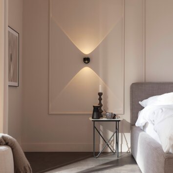 SCHÖNER WOHNEN-Kollektion CHIA LED aplique de pared Globo 3000 Kelvin 220 Lumen 2 Watt