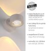 SCHÖNER WOHNEN-Kollektion CHIA LED aplique de pared de 2 luces 3000 K 220 lm 2 W