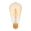 Bombilla LED redonda 2200 Kelvin blanco cálido, regulable, Smart Home y sensor de movimiento