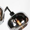 Steinhauer Lámpara de pie moderna Bambus, cinco luces arqueadas orientables para leer