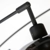 Steinhauer Lámpara de pie moderna Bambus, cinco luces arqueadas orientables para leer