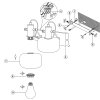 Steinhauer Aplique de pared Glaslic con dos pantallas de vidrio ámbar orientables