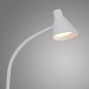 Leuchten Direkt lámpara de pie LED cálida PIXIE blanca, brazo curvo móvil, 3000 Kelvin