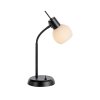 Leuchten Direkt Lámpara de mesa LOKI, brazo flexible regulable, luz cálida de 3000 Kelvin