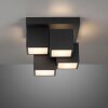 Leuchten Direkt plafón LED TETRIS geométrico 3000 Kelvin cálido para pasillos y recibidores
