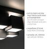 Leuchten Direkt plafón LED TETRIS geométrico 3000 Kelvin cálido para pasillos y recibidores