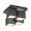 Leuchten Direkt plafón LED TETRIS geométrico 3000 Kelvin cálido para pasillos y recibidores