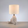Leuchten Direkt, lámpara de mesa TED con figura animal beige, luz cálida 3000 Kelvin