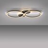 Leuchten Direkt plafón LED TROOPER con aros ovalados, blanco, 3000 Kelvin blanco cálido