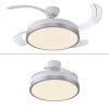 Leuchten Direkt ventilador de techo LED KOPTA temperatura de color regulable 3000-6000 Kelvin