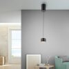 Leuchten Direkt lámpara colgante LED BALLINI, pantalla negra, 3000 Kelvin cálida, regulable