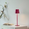 Leuchten Direkt lámpara de mesa BOTERIA rosa, pantalla orientable, LED 3000 Kelvin cálida