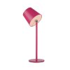 Leuchten Direkt lámpara de mesa BOTERIA rosa, pantalla orientable, LED 3000 Kelvin cálida