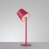 Leuchten Direkt lámpara de mesa BOTERIA rosa, pantalla orientable, LED 3000 Kelvin cálida