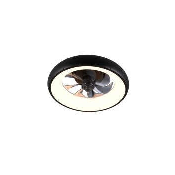 Reality Ventilador de techo LED Muonio, mando regulable, color ajustable 2700-6500 Kelvin