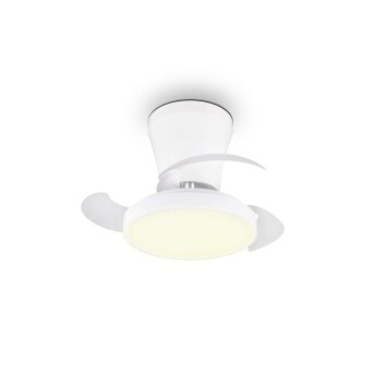 Reality ventilador de techo Moss, LED, temperatura de color regulable 2700-6500 Kelvin