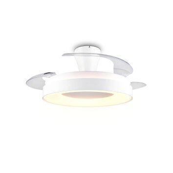 Reality Ventilador LED Vansbro, temperatura de color regulable 2700-6500 Kelvin