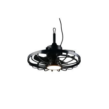 Reality Ventilador de techo Oslo, temperatura de color regulable 2700-6500 Kelvin