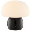 Brilliant lámpara de mesa con forma de seta Dupos, LED cálida regulable de 2700 Kelvin