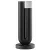 Brilliant lámpara de mesa Sayu LED cilíndrica, pantalla negra, 2700 Kelvin blanco cálido