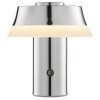 Brilliant Leuchten lámpara de mesa cónica LED Kinich, blanca, luz cálida, 2700 Kelvin