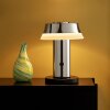 Brilliant Leuchten lámpara de mesa cónica LED Kinich, blanca, luz cálida, 2700 Kelvin
