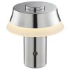 Brilliant Leuchten lámpara de mesa cónica LED Kinich, blanca, luz cálida, 2700 Kelvin