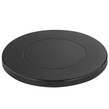 Brilliant Leuchten Cargador Charger redondo negro, diseño moderno, ø 12 cm