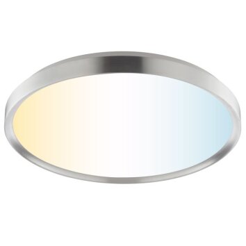 Brilliant plafón Fancia LED plano, temperatura de color regulable 3000-6500 Kelvin