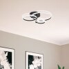 Brilliant plafón LED Aydin dimable por mando, temperatura de color regulable 3000-7000 Kelvin