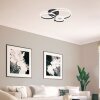 Brilliant plafón LED Aydin dimable por mando, temperatura de color regulable 3000-7000 Kelvin