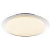 Brilliant plafón LED Vittoria plano redondo, temperatura de color regulable 2700-6500 Kelvin