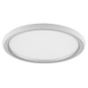 Brilliant plafón LED Carloz, forma plana circular, luz cálida 3000 Kelvin, con memoria