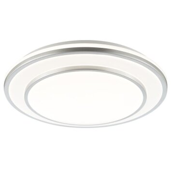 Brilliant Plafón LED Luciano, plano y redondo, temperatura regulable 2700-6500 kelvin
