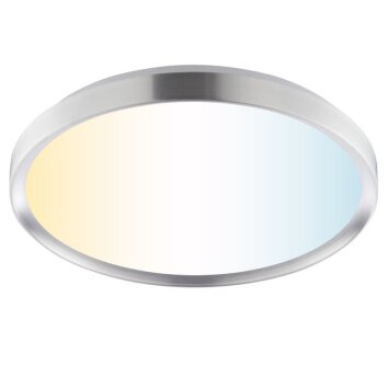 Brilliant plafón LED Fancia dimable por mando, blanco regulable 3000-6500 Kelvin