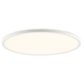 Brilliant plafón LED Samora plano y redondo, temperatura de color regulable 2700-6500 Kelvin
