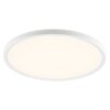 Brilliant Plafón LED Samora en blanco, temperatura de color regulable 2700-6500 Kelvin