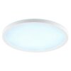Brilliant Plafón LED Samora en blanco, temperatura de color regulable 2700-6500 Kelvin