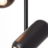 Brilliant Leuchten, lámpara de pie Jane, 3 focos cilíndricos orientables marrones