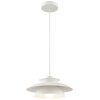 Brilliant Leuchten lámpara colgante Appia con pantalla cónica blanca y estilo moderno