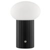 Brilliant lámpara de mesa LED Venti con base acanalada, luz cálida 3000 Kelvin
