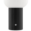 Brilliant lámpara de mesa LED Venti con base acanalada, luz cálida 3000 Kelvin