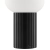 Brilliant lámpara de mesa LED Venti con base acanalada, luz cálida 3000 Kelvin