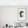 Brilliant plafón LED Tanida blanco, temperatura de color regulable 3000-6500 Kelvin