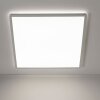 Brilliant plafón LED Tanida blanco, temperatura de color regulable 3000-6500 Kelvin