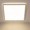 Brilliant plafón LED Tanida blanco, temperatura de color regulable 3000-6500 Kelvin